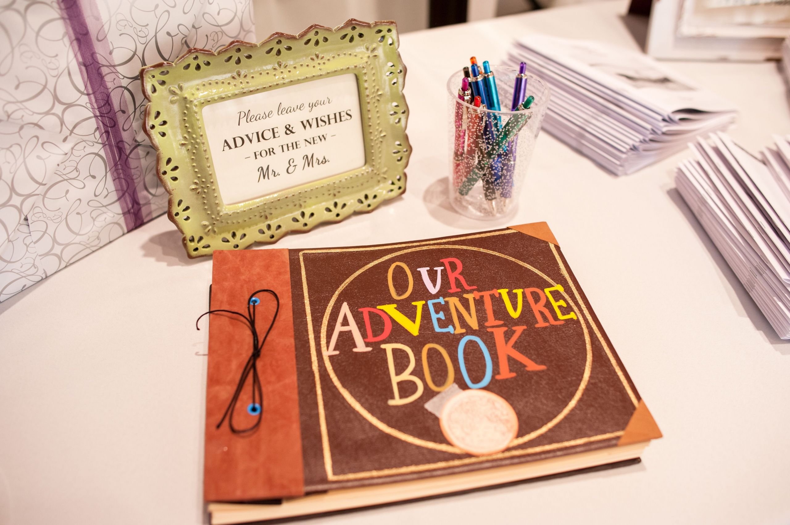 Up Wedding Guest Book
 Up Inspired Adventure Book Guest Book