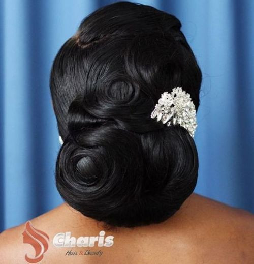 Updo Hairstyles For Weddings Black Hair
 50 Superb Black Wedding Hairstyles
