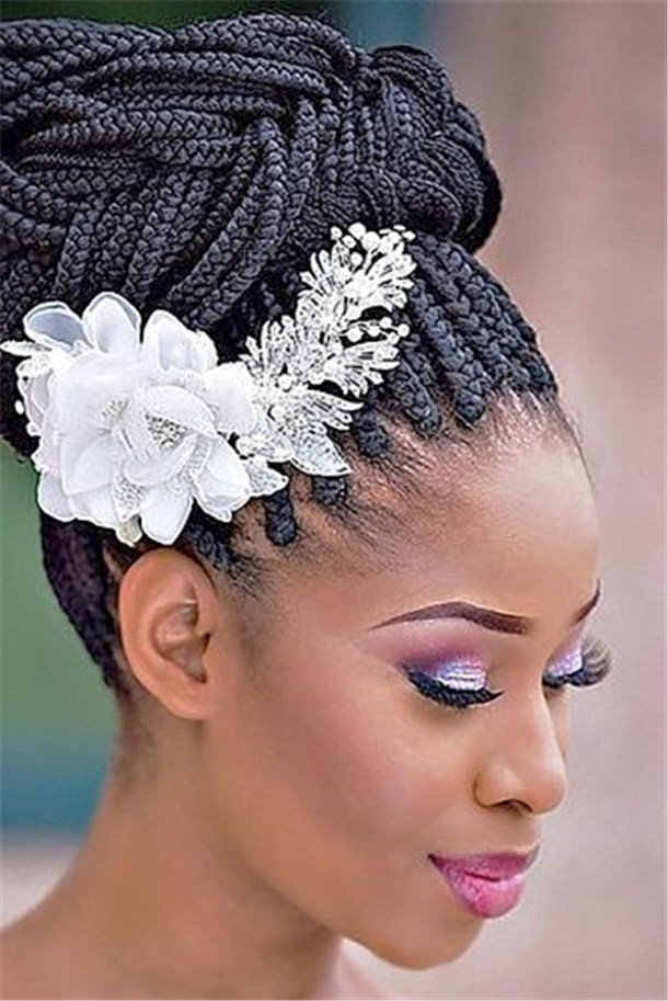 Updo Hairstyles For Weddings Black Hair
 20 Wedding Updo Hairstyles for Black Brides Page 2