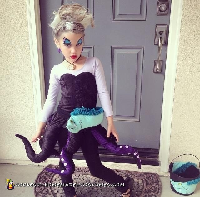 Ursula Costume DIY
 Fantastic Homemade Child Villain Costume Ursula