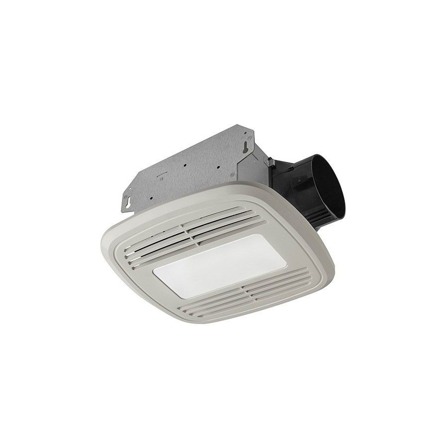 Utilitech Bathroom Fan With Light
 Utilitech 1 5 Sone 80 CFM White Bathroom Fan with LED
