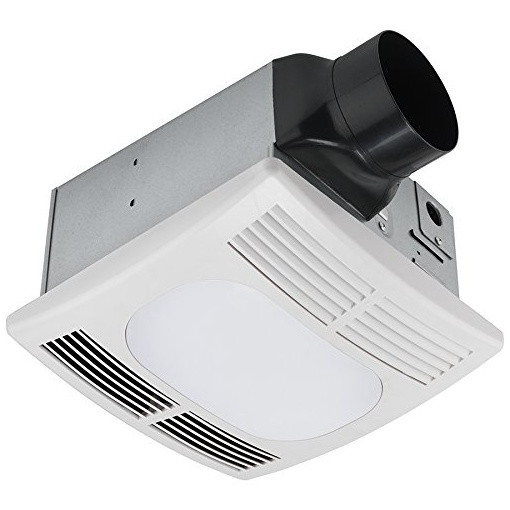 Utilitech Bathroom Fan With Light
 Utilitech 7113 01 L 1 5 Sone 90 CFM White Bathroom Fan