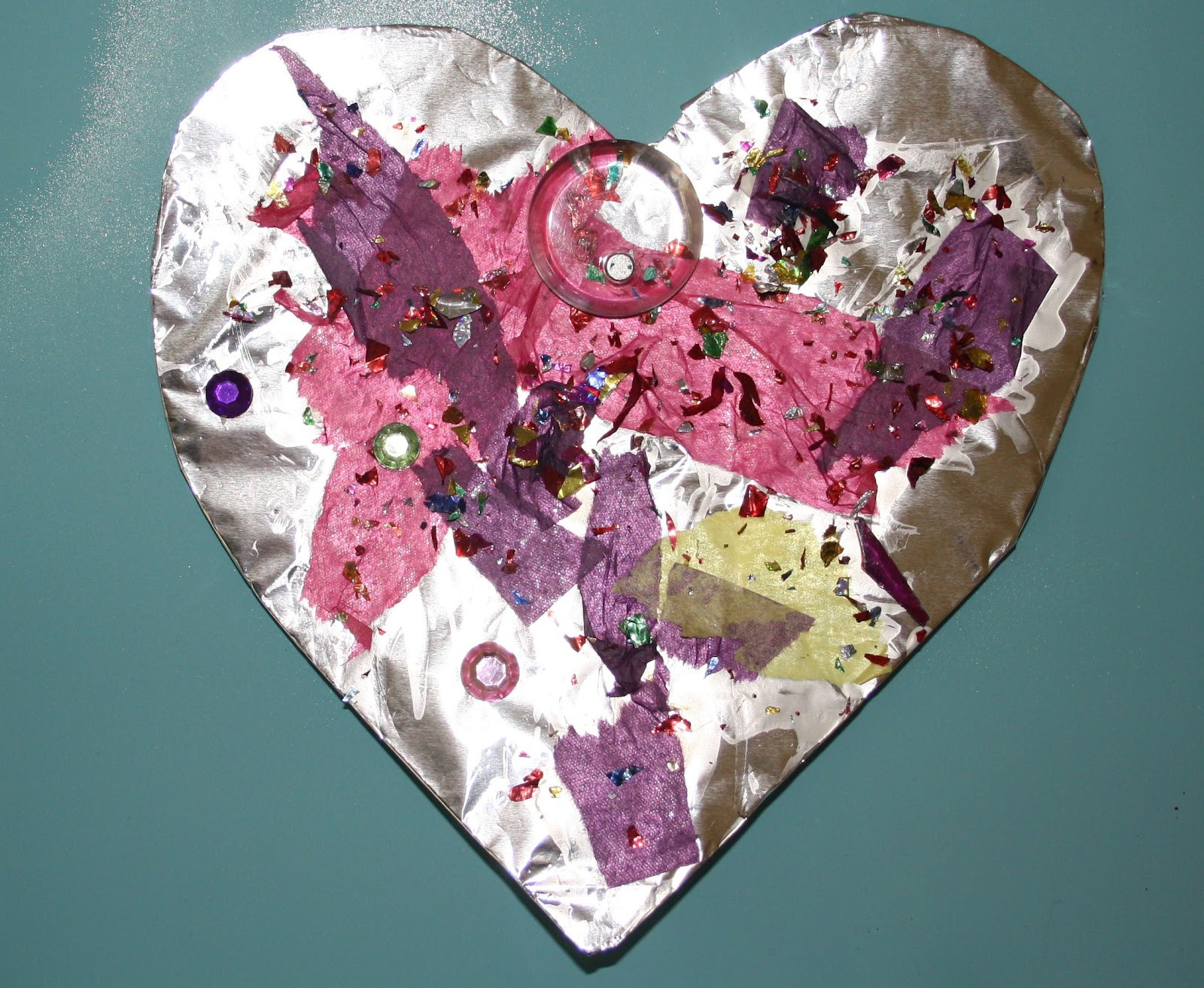 Valentine Art And Crafts For Preschool
 Preschool Crafts for Kids Valentine s Day Foil Hearts