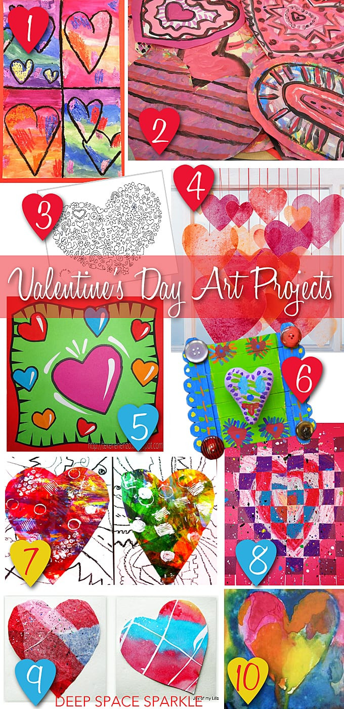 Valentine Art Projects For Toddlers
 Valentine s Day Art Projects and Resource Round up Deep