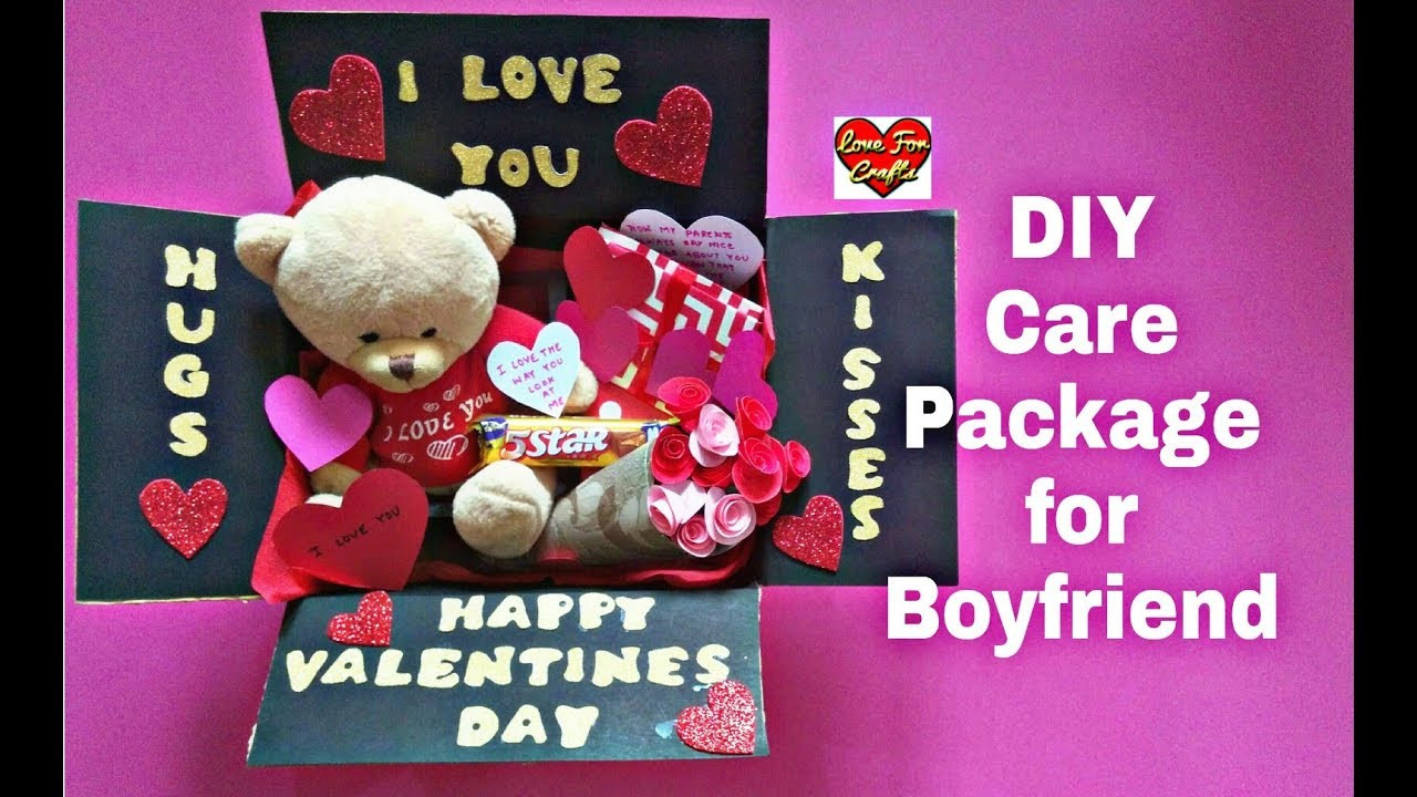 Valentine Boyfriend Gift Ideas
 DIY Care Package for Boyfriend