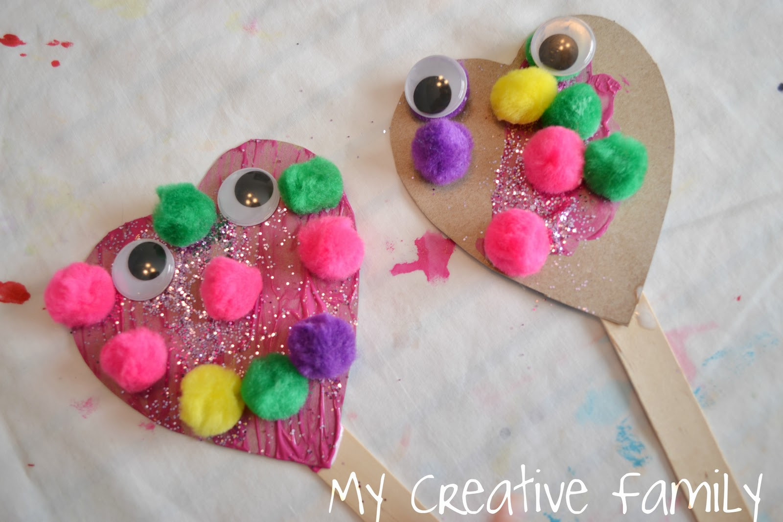 Valentine Craft Idea For Preschool
 Preschool Crafts for Kids Valentine s Day Heart Puppets
