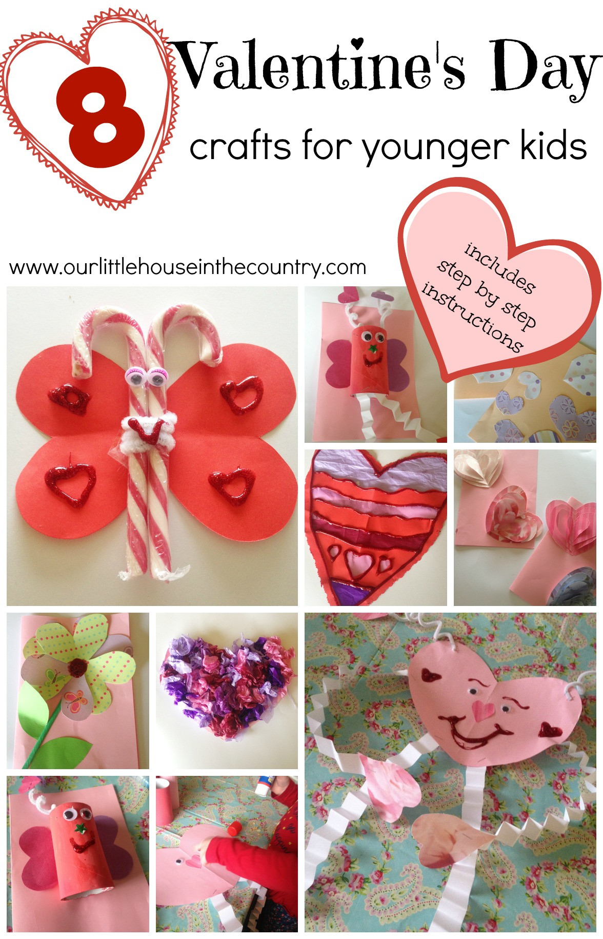 Valentine Craft Idea For Preschool
 Valentine’s Day Crafts for Younger Children Preschool and