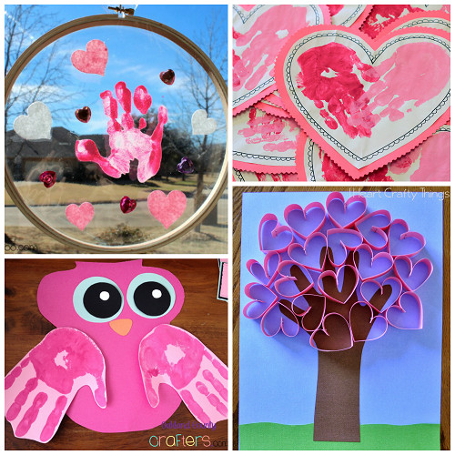 Valentine Craft Ideas For Toddlers
 Valentine s Day Handprint Craft & Card Ideas Crafty Morning