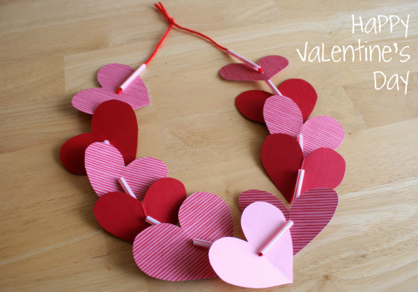 Valentine Craft Preschoolers
 Preschool Crafts for Kids Valentine s Day Heart Necklace