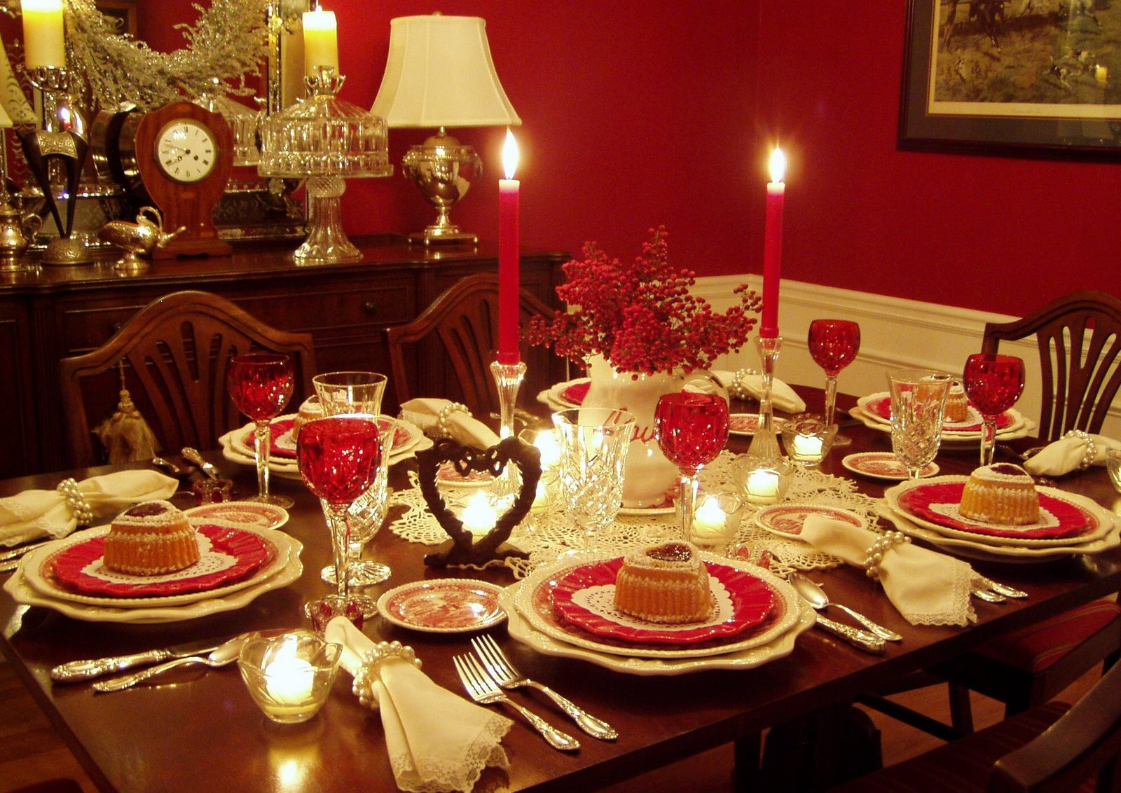Valentine Day Dinner Restaurant
 Romantic Valentine s Day Tablescapes Table Settings with