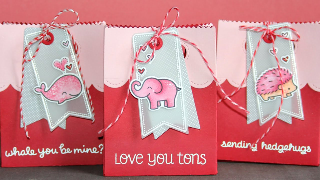 Valentine Day Gift Bags Ideas
 How to make Valentine s Day goo bags