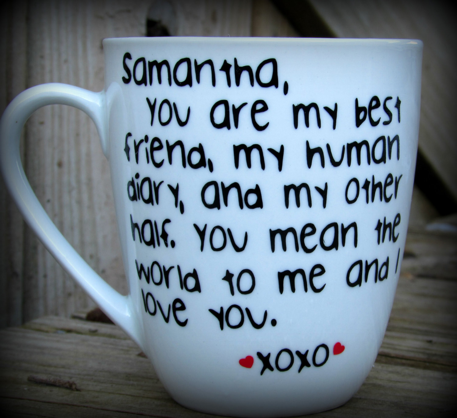 Valentine Day Gift Ideas For Best Friend
 Valentines Gift Valentines Mug Bestie mug Bff t Gift
