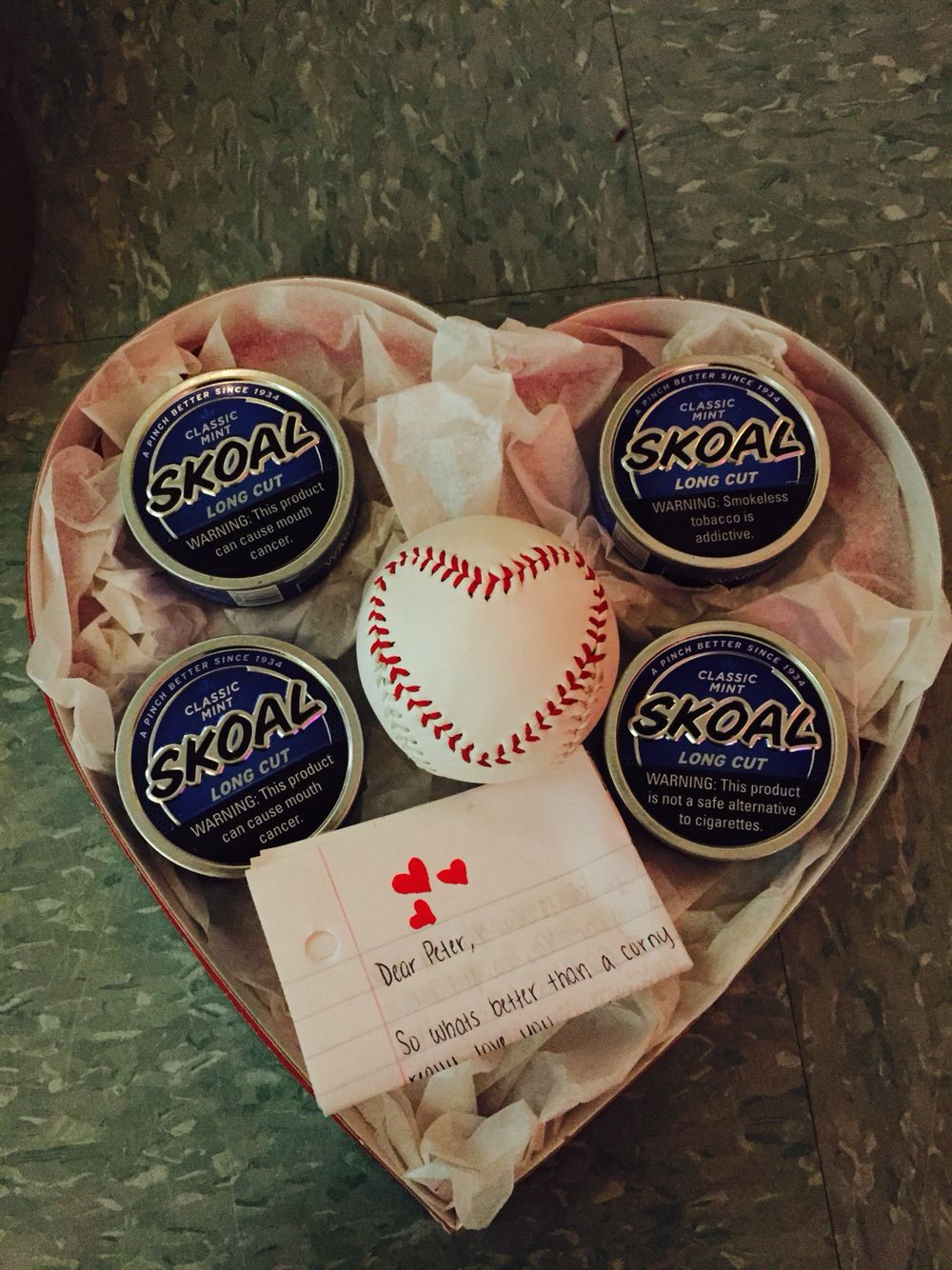 Valentine Day Gift Ideas For Fiance
 Valentine s Day t for him baseball girlfriend