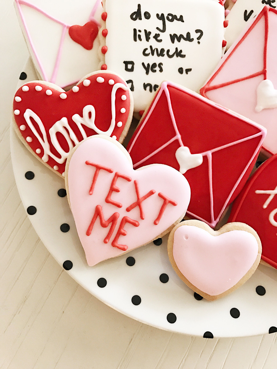 Valentine Day Sugar Cookies
 Valentine s Day Sugar Cookies with Royal Icing Carly the