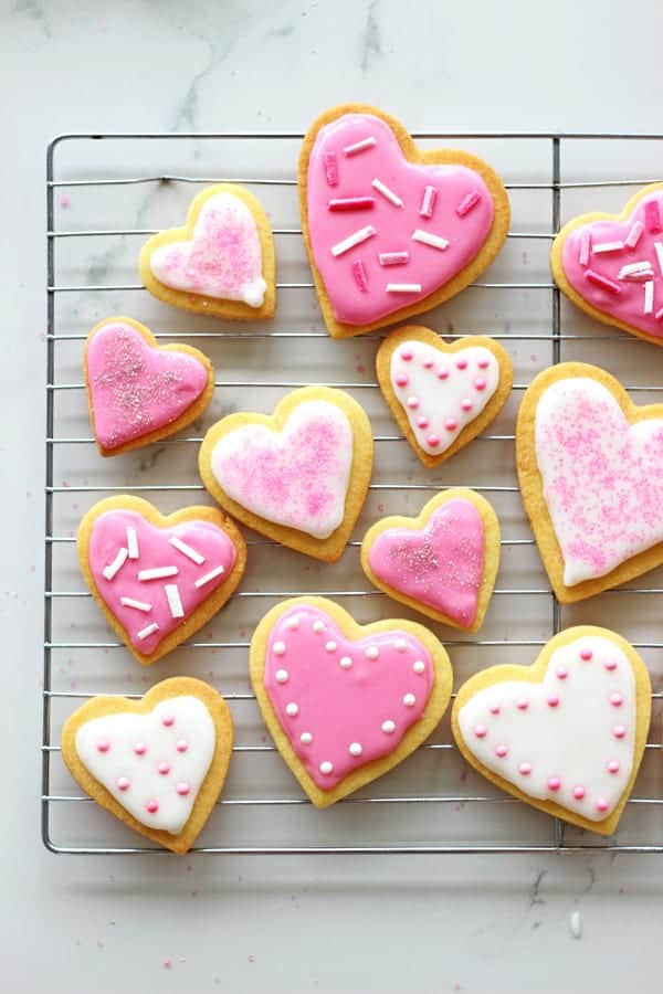 Valentine Day Sugar Cookies
 Valentine s Day Heart Sugar Cookies