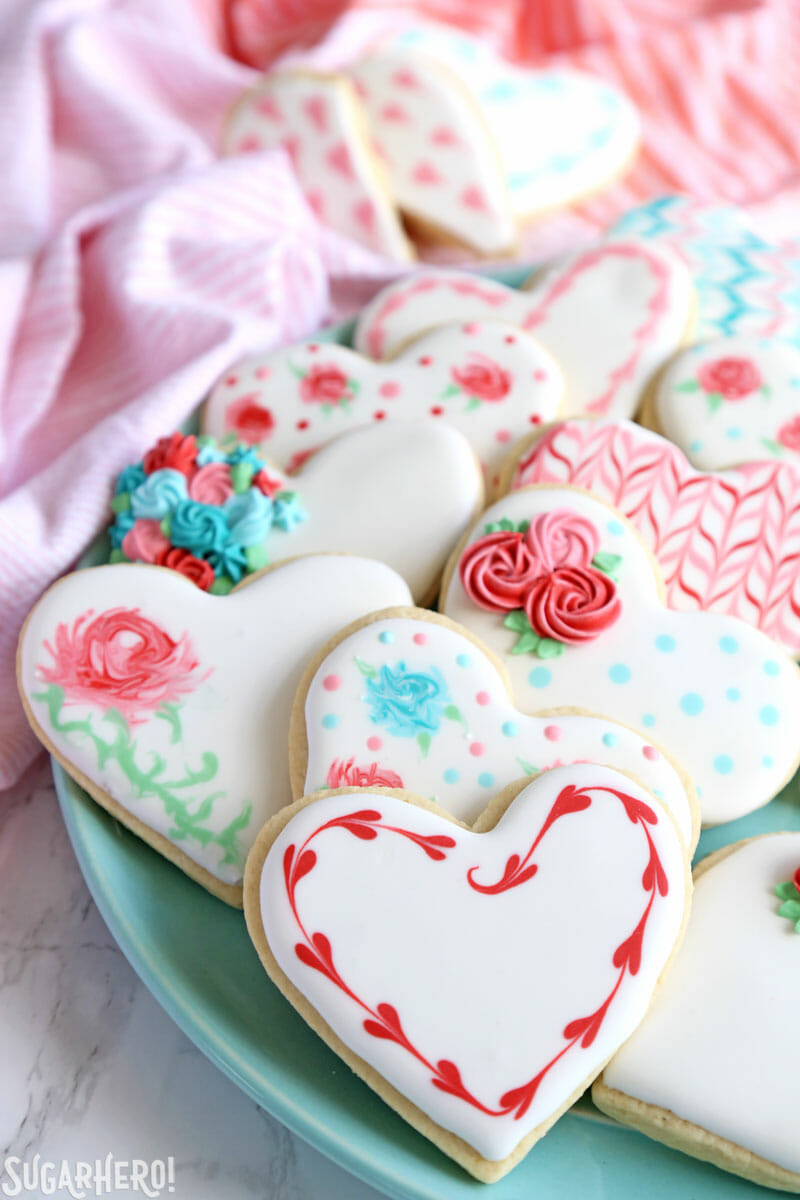 Valentine Day Sugar Cookies
 Valentine s Day Sugar Cookies SugarHero
