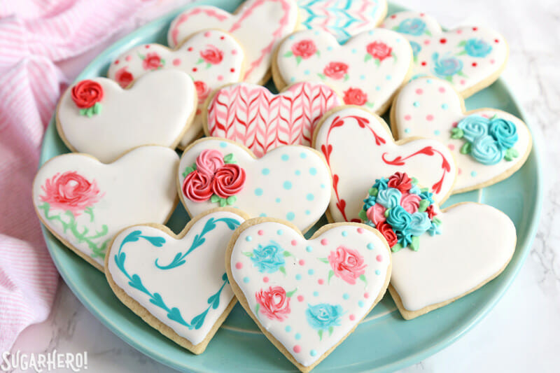 Valentine Day Sugar Cookies
 Valentine s Day Sugar Cookies SugarHero