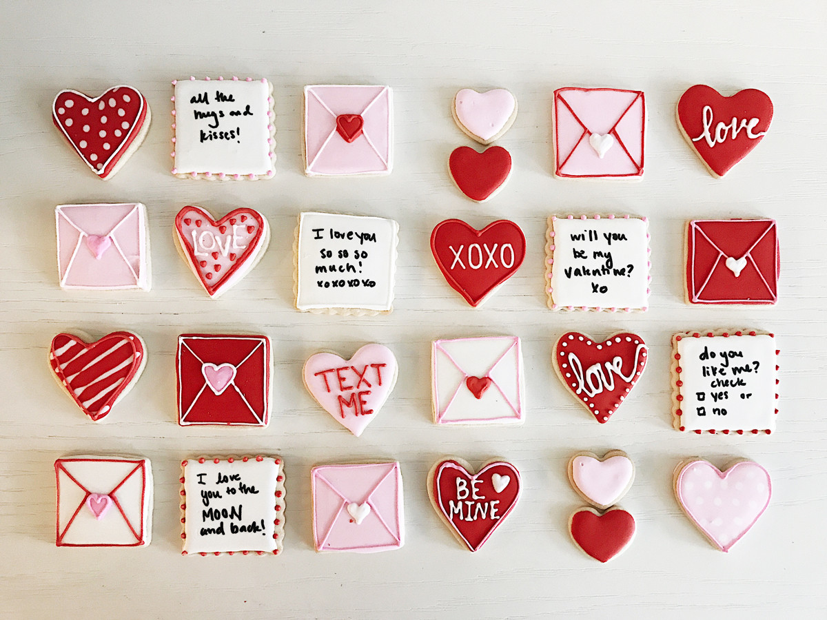 Valentine Day Sugar Cookies
 Valentine s Day Sugar Cookies with Royal Icing The