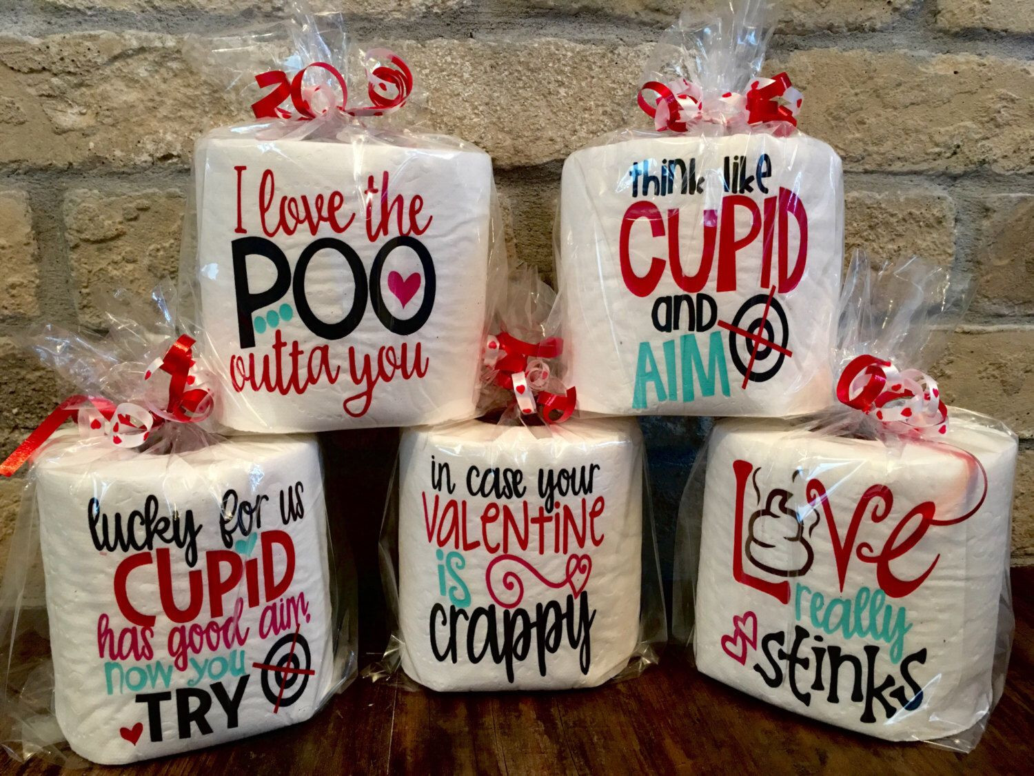 Valentine Gag Gift Ideas
 Humorous Adult Valentine Toilet Paper Funny Gag Gift
