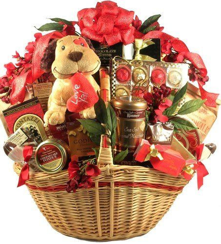 Valentine Gift Baskets Ideas
 33 best valentine t basket images on Pinterest