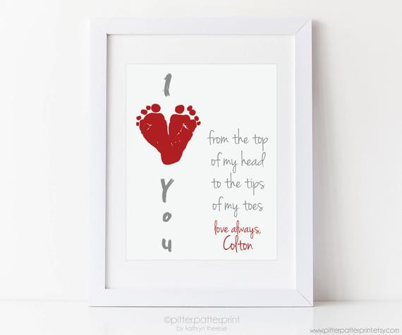 Valentine Gift Ideas For Baby
 Valentines Day Gift for New Dad from Baby s First