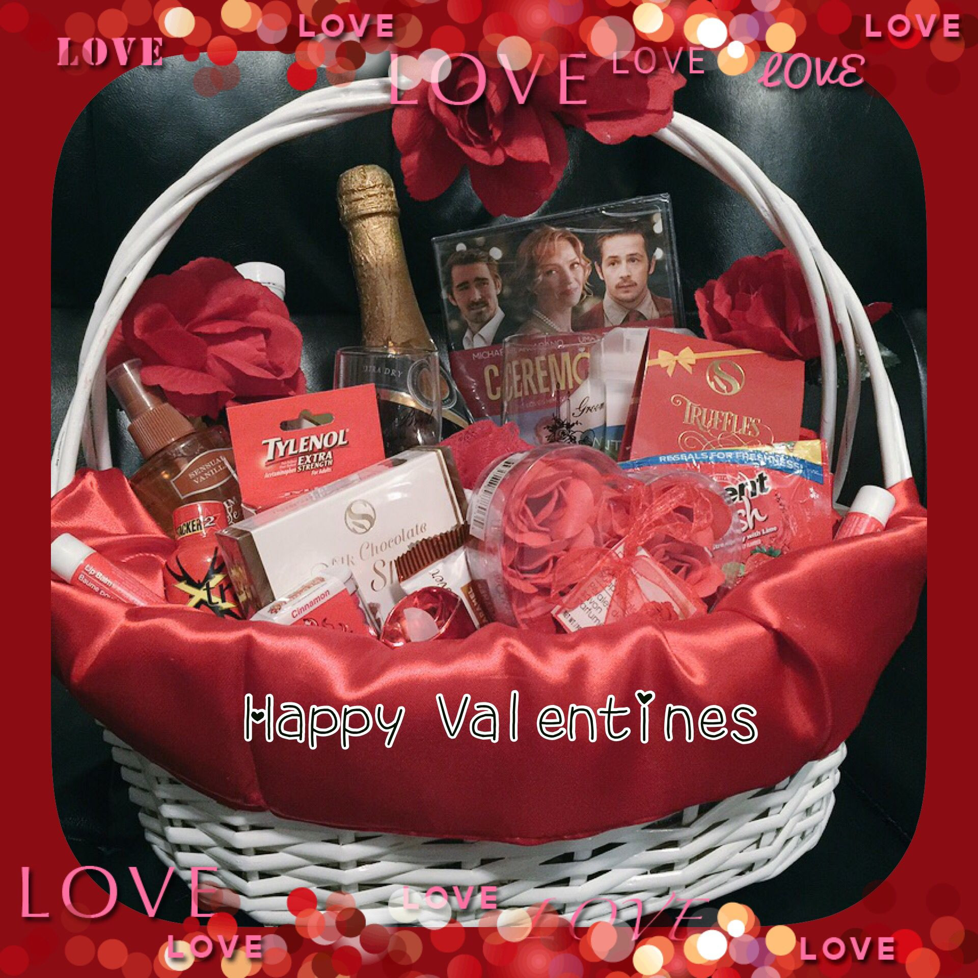 Valentine Gift Ideas For Couples
 Valentine s Day Romance and love t basket for him and