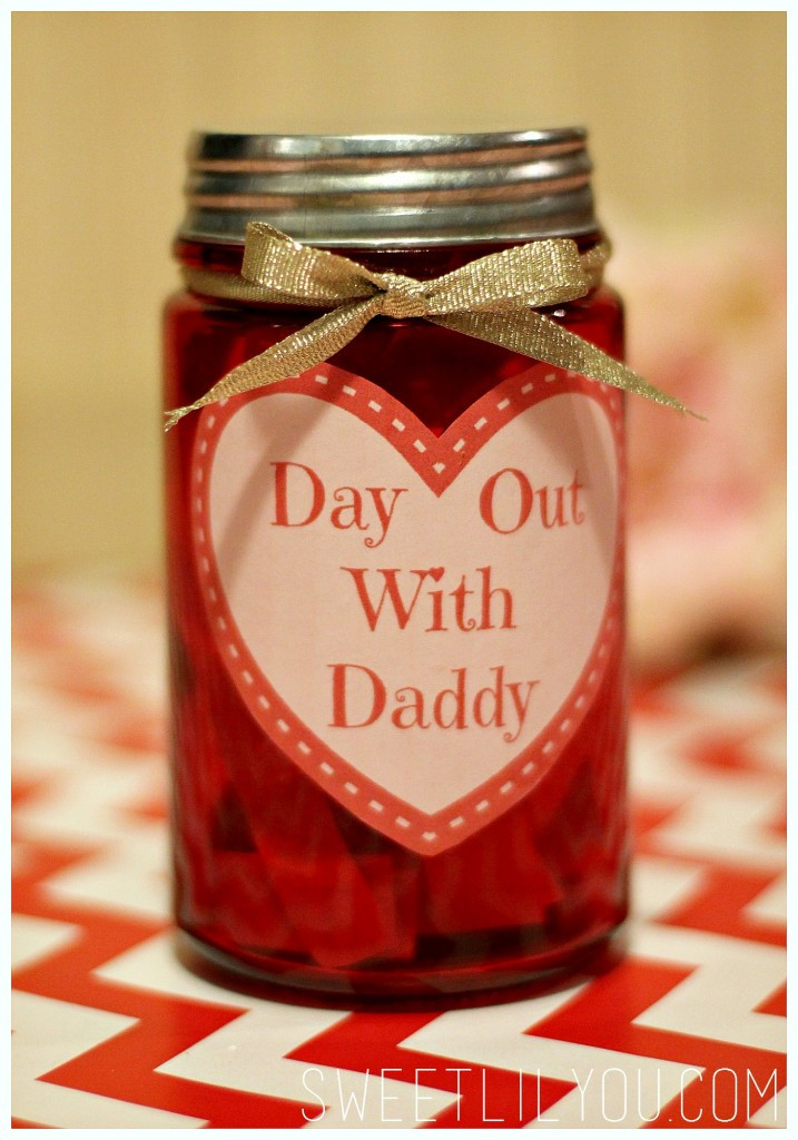Valentine Gift Ideas For Daughters
 Day Out With Daddy Jar Valentine s Day Gift for Dad