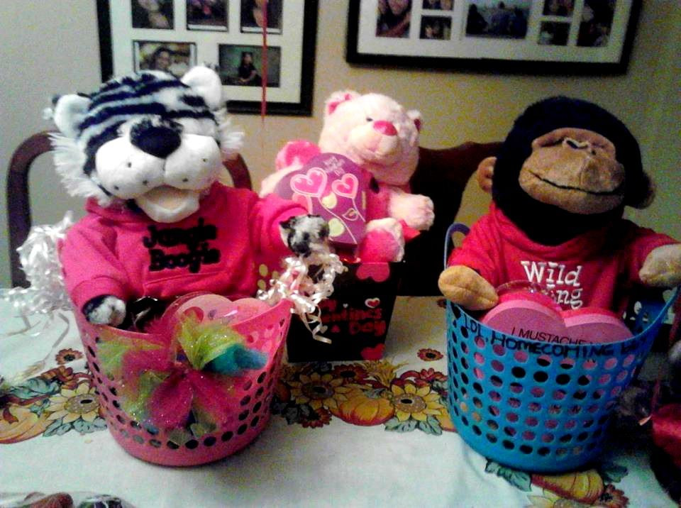 Valentine Gift Ideas For Daughters
 VALENTINES DAY GIFT BASKETS I MADE FOR MY DAUGHTERS