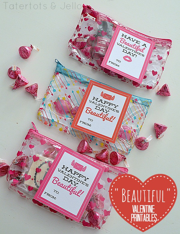 Valentine Gift Ideas For Girls
 "Beautiful" Valentine s Day Printables Tween or Teen