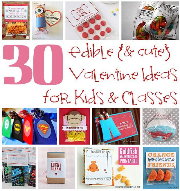 Valentine Gift Ideas For Grandchildren
 30 Edible Valentine Ideas for Kids – About Family Crafts