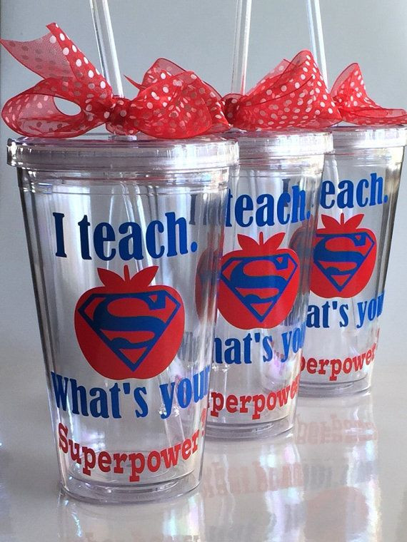 Valentine Gift Ideas For Male Teachers
 Gift for Teacher Teacher Gifts I Teach by KatiePieDesigns