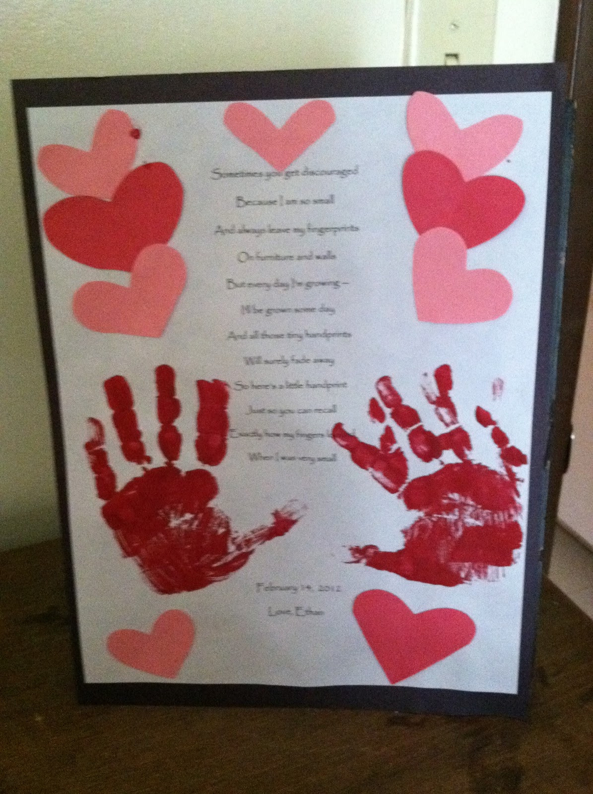 Valentine Gift Ideas For Parents
 Guest Post Valentine’s Day Handprint Poem