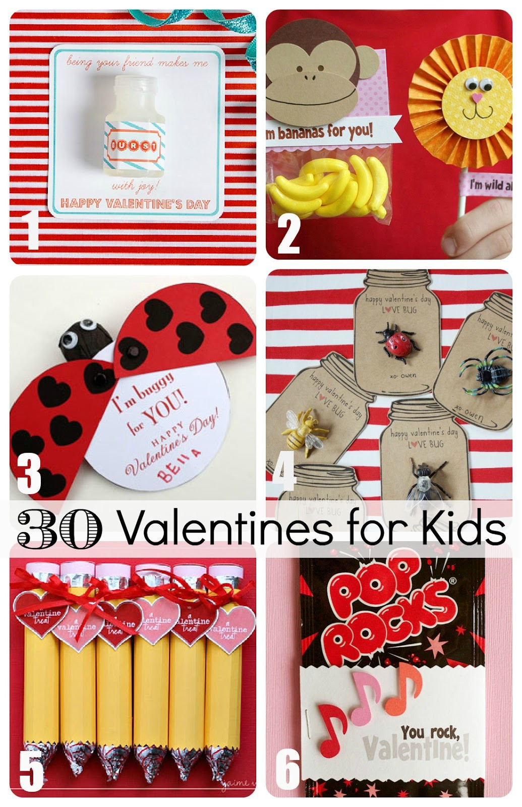 Valentine Gift Ideas For Toddlers
 30 Valentines for Kids from Creative to Downright Easy