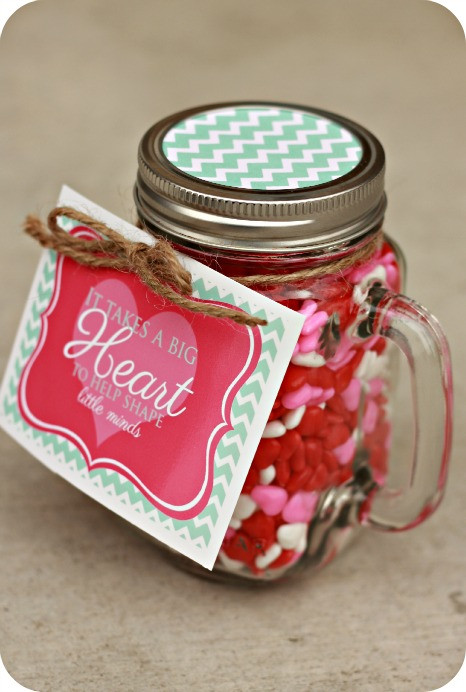 Valentine Gift Ideas Pinterest
 Easy Valentine Gift Ideas for the Teacher Happy Home Fairy