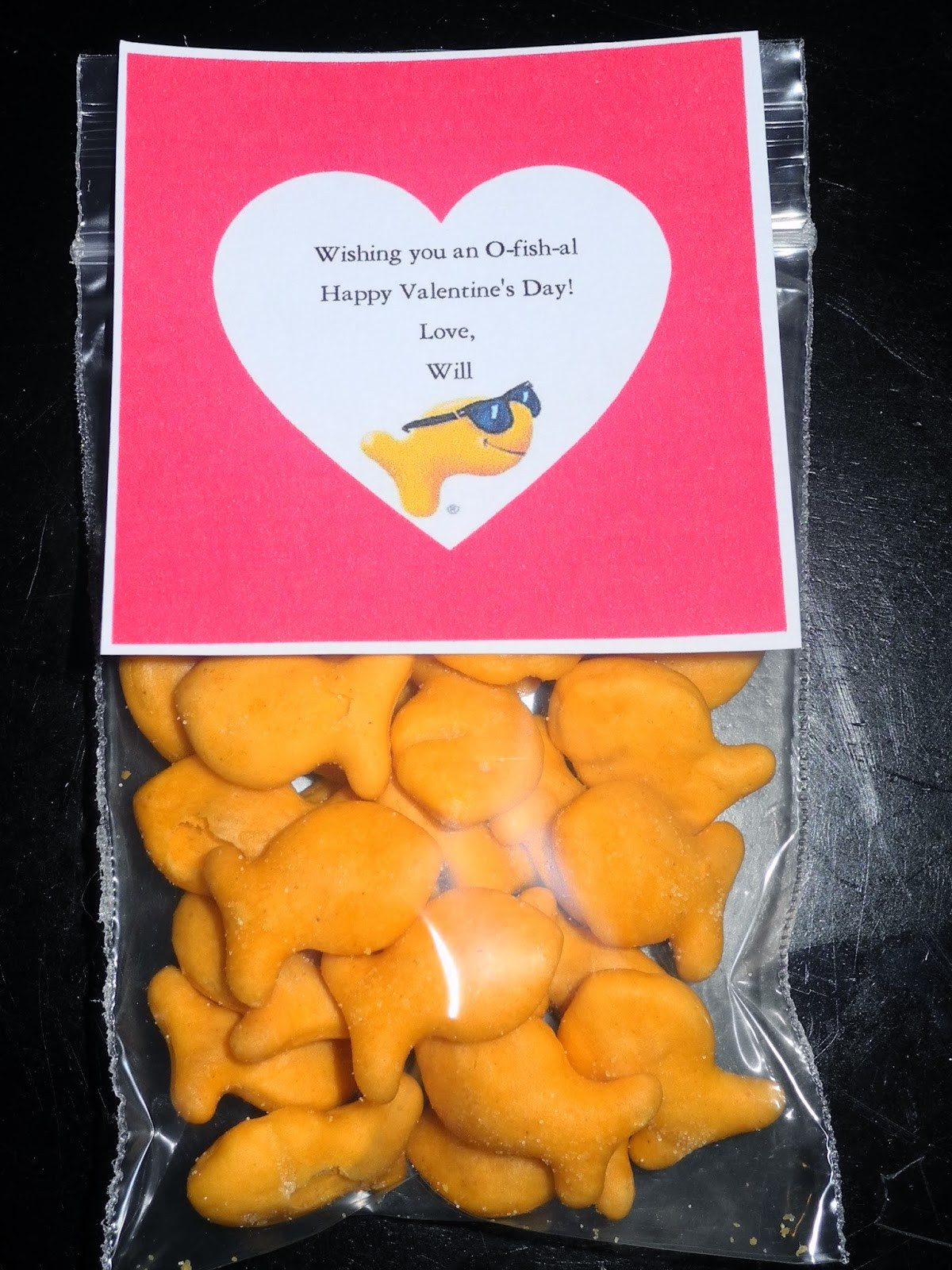 Valentine Gift Ideas Pinterest
 Be Different Act Normal 8 Goldfish Cracker Valentine Ideas