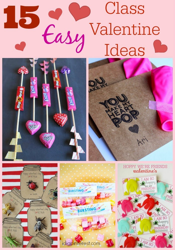 Valentine Gift Ideas Pinterest
 15 Easy Homemade Class Valentine Ideas I Dig Pinterest