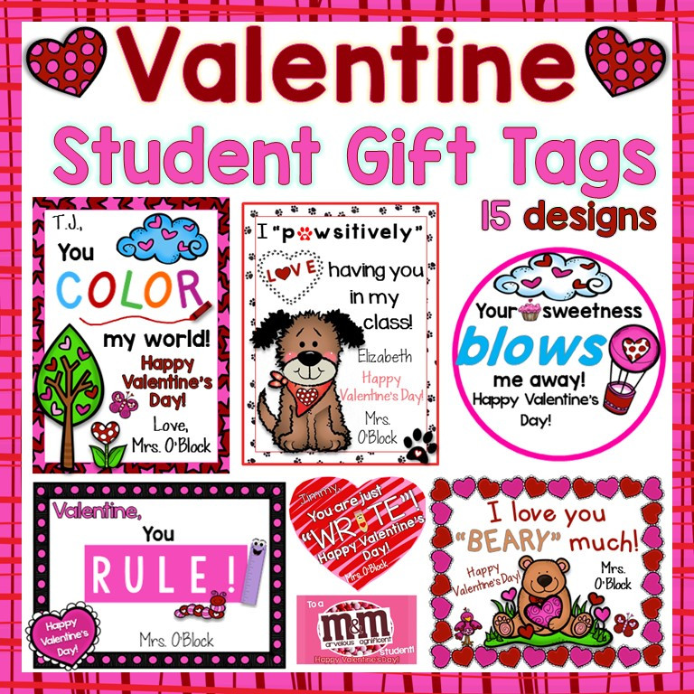 Valentine Gift Tag Ideas
 Valentine’s Day Student Gift Ideas & Gift Tags