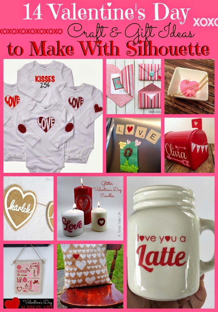 Valentine'S Day Craft Gift Ideas
 14 Valentine s Day Gifts and Crafts Made with Silhouette