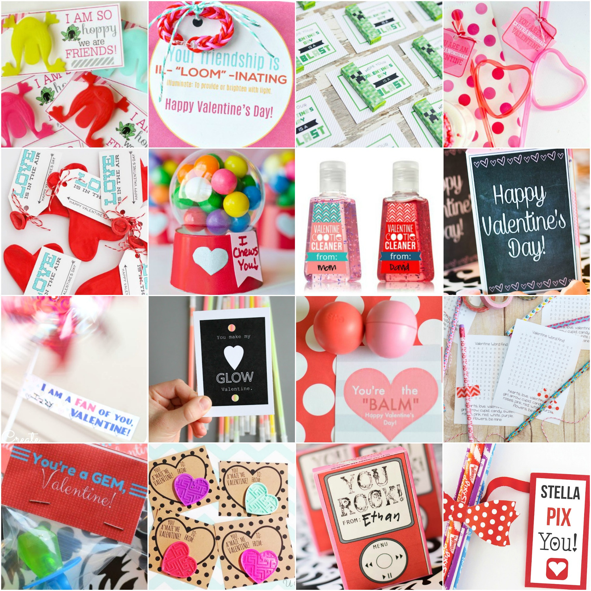 Valentine'S Day Craft Gift Ideas
 Valentine Classroom Printables