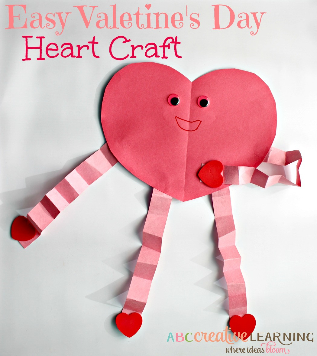 Valentine'S Day Craft Ideas For Toddlers
 Easy and Cute Valentine s Day Heart Craft For Kids