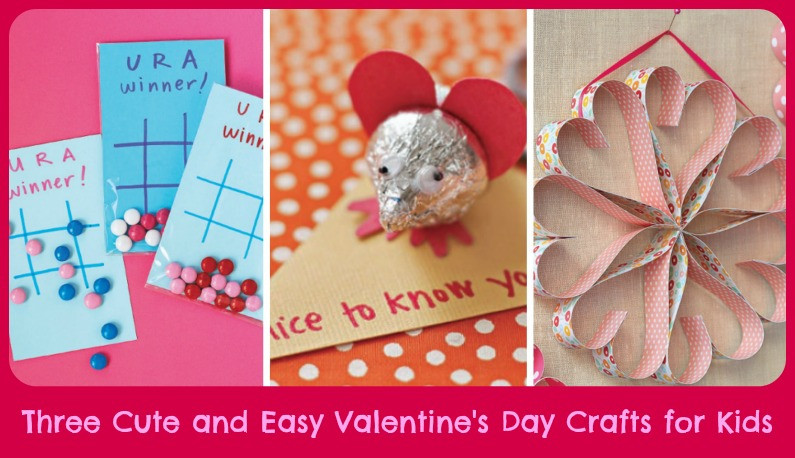 Valentine'S Day Craft Ideas For Toddlers
 Three Cute and Easy Valentine s Day Crafts for Kids The
