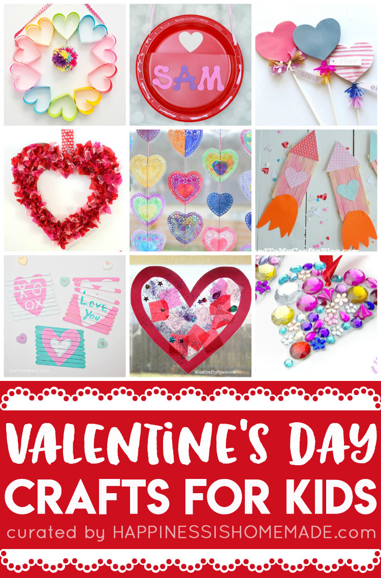 Valentine'S Day Craft Ideas For Toddlers
 20 Easy Valentine Crafts for Kids Happiness is Homemade