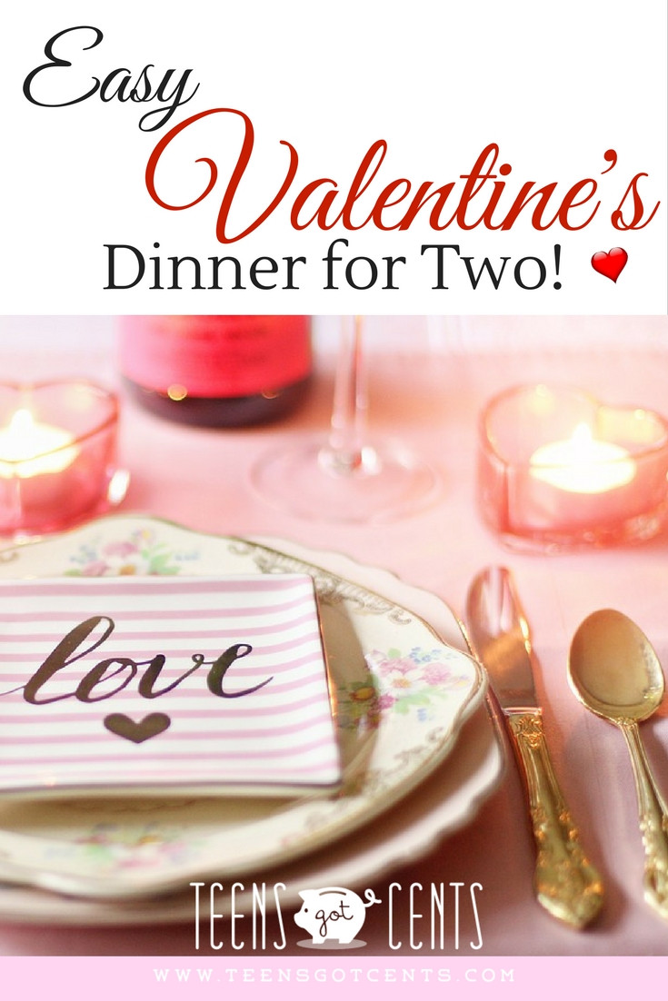 Valentine'S Day Dinners For Two
 Easy Valentine s Dinner for Two TeensGotCents