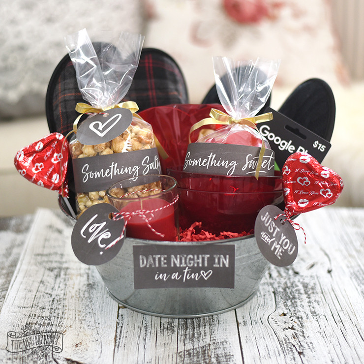 Valentine'S Day Gift Basket Ideas
 Valentine s Day Date Night In Gift Basket Idea 24 More