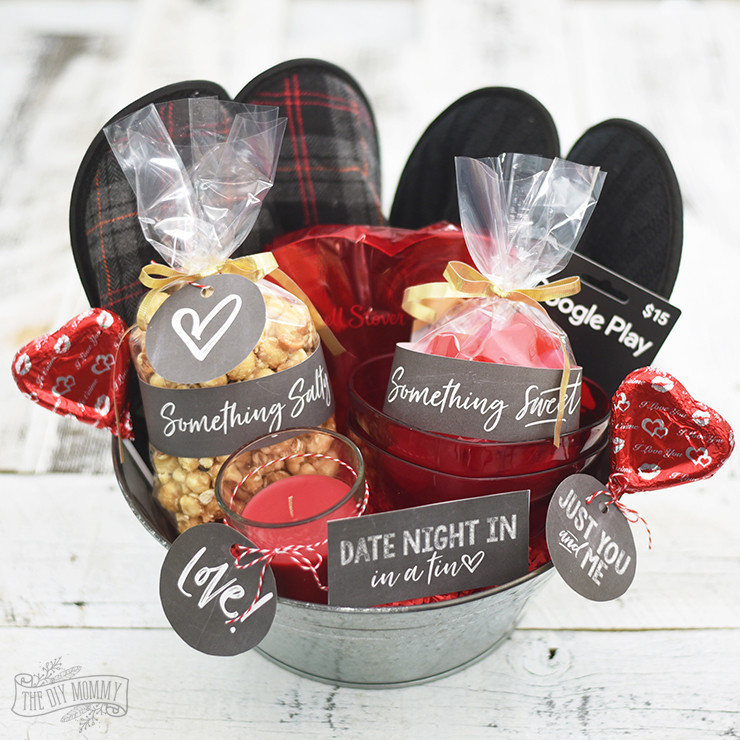 Valentine'S Day Gift Basket Ideas
 Valentine s Day Date Night In Gift Basket Idea 24 More