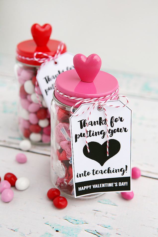 Valentine'S Day Gift Ideas For Teachers
 Thanks For Putting Your Heart Into Teaching Eighteen25