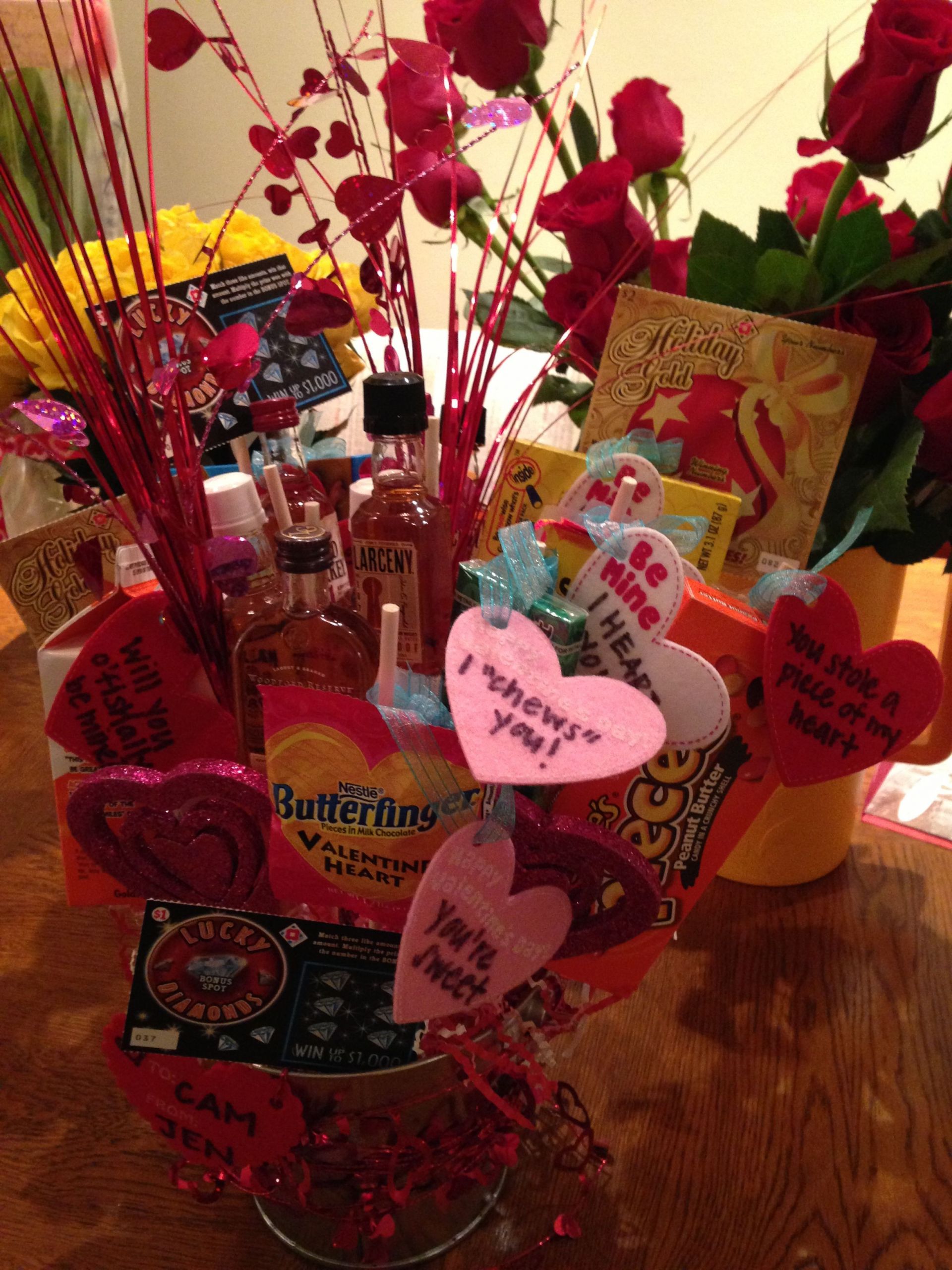 Valentines Boyfriend Gift Ideas
 Cute Valentines day t for boyfriend a man bouquet