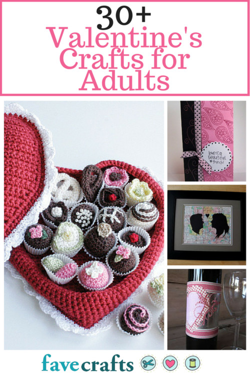 Valentines Craft Ideas For Adults
 32 Valentine Crafts for Adults Making Valentine Crafts