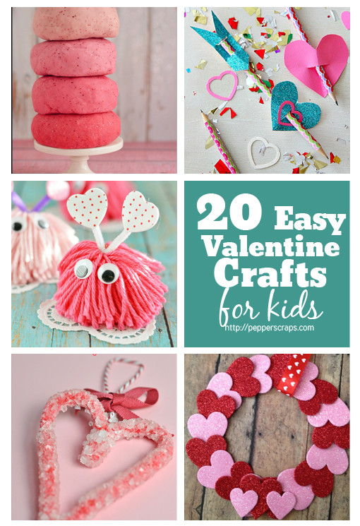 Valentines Craft Ideas For Toddlers
 20 Easy Valentine’s Day Crafts for Kids – Pepper Scraps