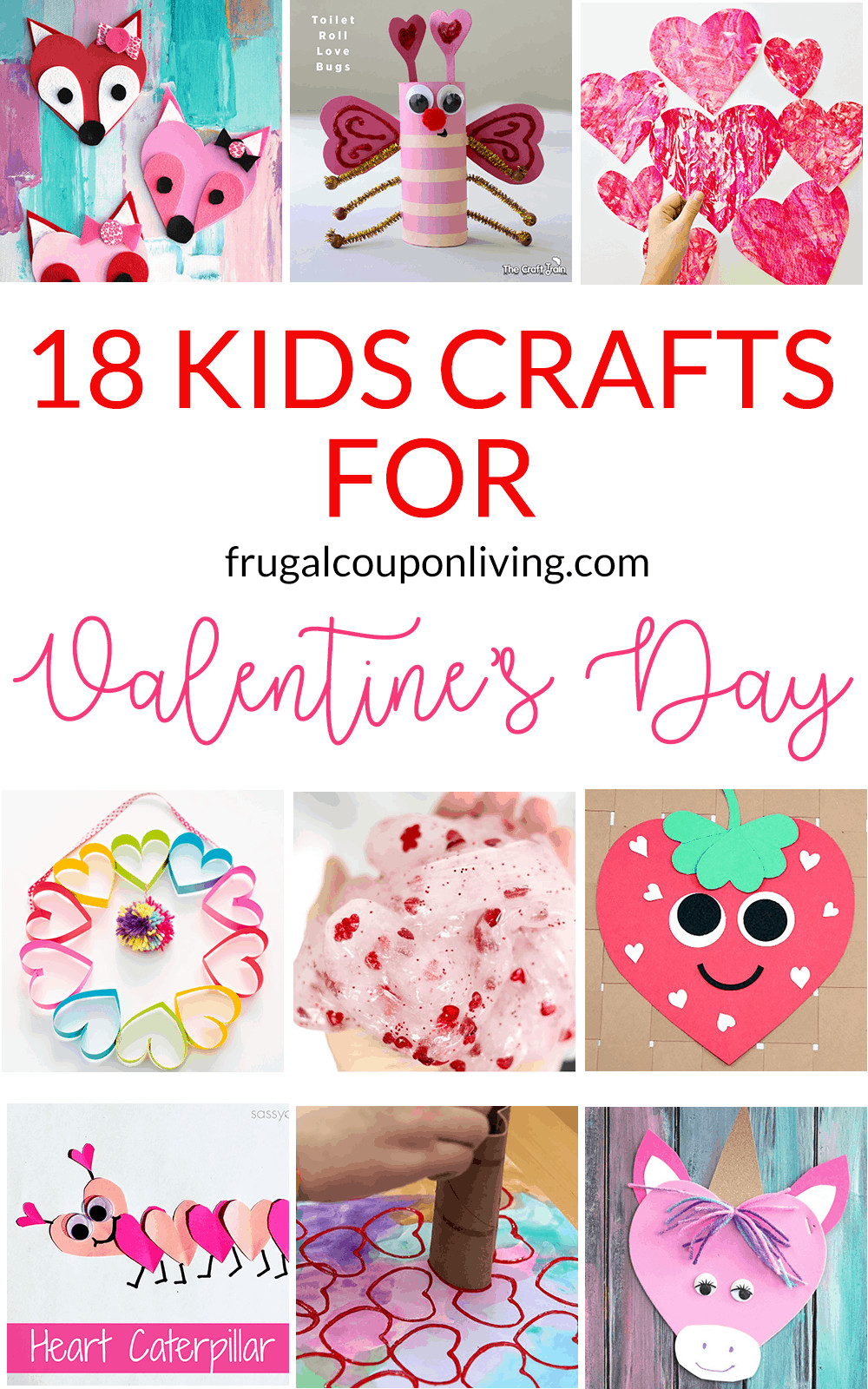 Valentines Craft Ideas For Toddlers
 18 Super Cute DIY Valentines Crafts for Kids
